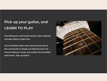 Tablet Screenshot of guitar5day.com